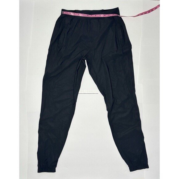 Lululemon Surge Jogger Mens Small Black Pants Ankle Zippers Running Athleisure - Picture 3 of 6